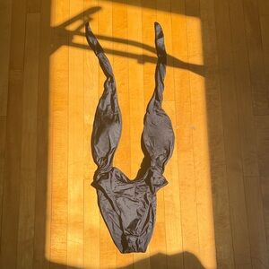 Victoria's Secret Black cross front swimsuit